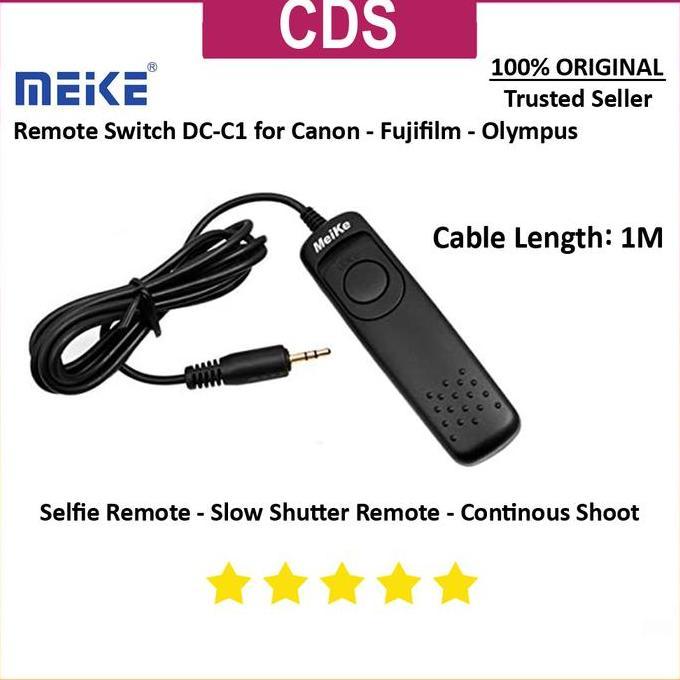 deri_fans - cds remoto shutter kamera mc-dc-1 for canon fujifilm olympus - remote kamera canon 1200d