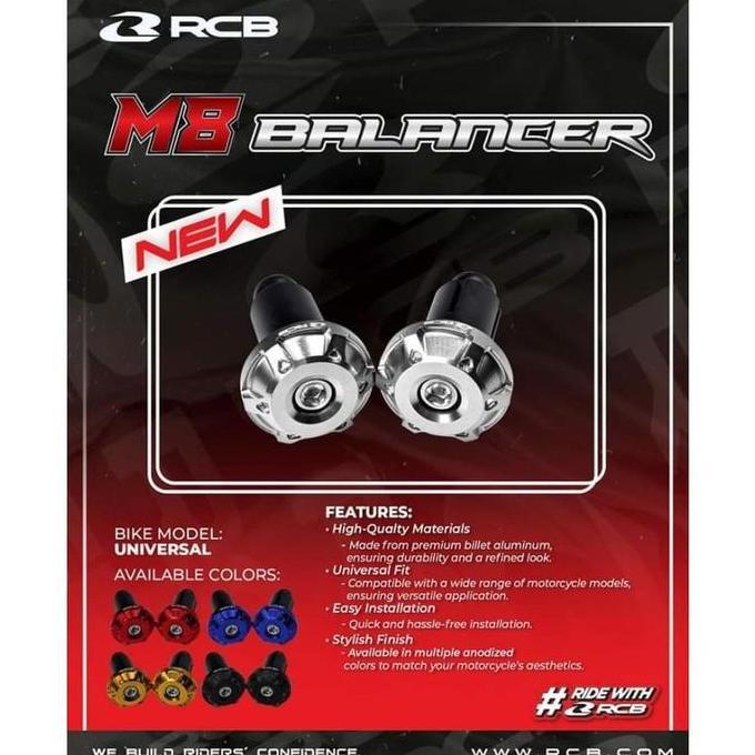 Balencer Jalu Stang Slim Bandul Stang Universal Rcb M8 Nmax Aerox Pcx Lexi Vario Dll