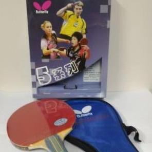 Bat / Bet / Bad Pingpong / Tenis Meja Butterfly Seri 5 - Tbc501 + Tas