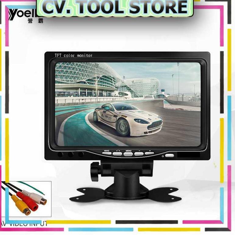 TOOL STORE - Yoelbaer Layar Monitor Mobil TFT LCD 7 Inch - C-T703