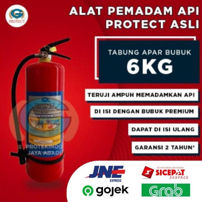 NEW APAR 6 KG PROTECT POWDER / TABUNG PEMADAM API / APAR 6KG ORI