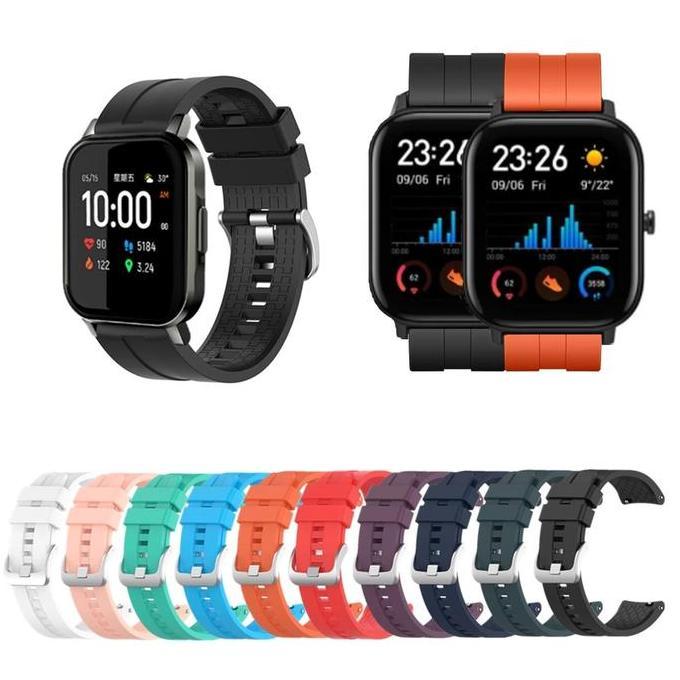 TALI JAM TANGAN STRAP WATCH RUBBER GT XIAOMI AMAZFIT GTS 2 / BIP U ULTRASTOCK