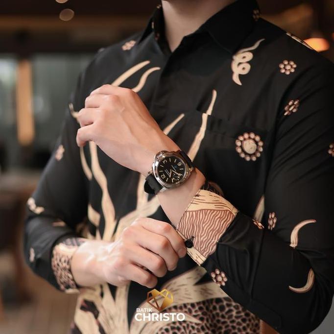 BELI Kemeja Batik Slimfit Lapis Furing Premium 0177 Batik Christo BELI