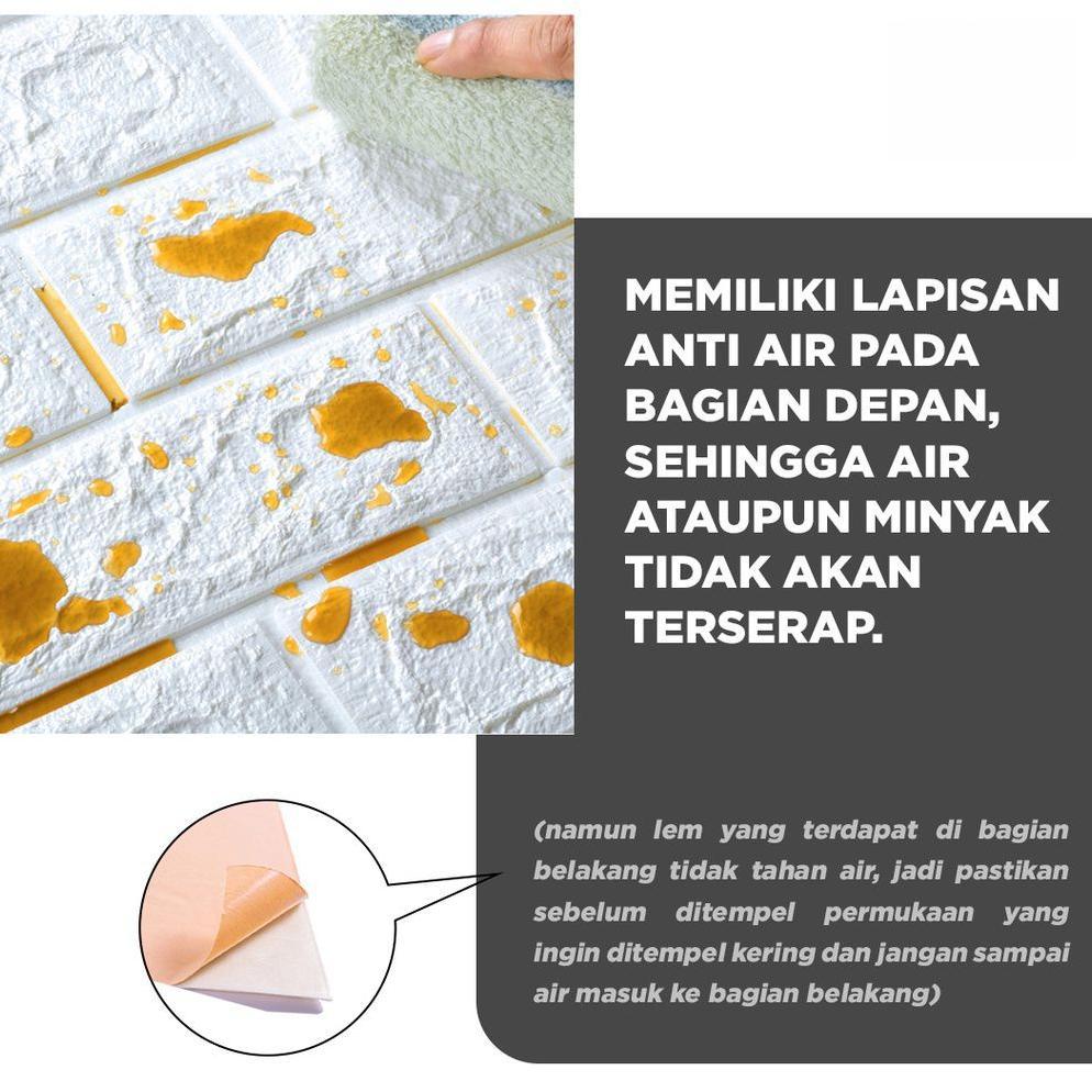 HEMAT WALLPAPER DINDING 3D MOTIF GAMBAR  / WALLPAPER DINDING 3D MOTIF GAMBAR WALLFOAM DEKORASI KAMAR