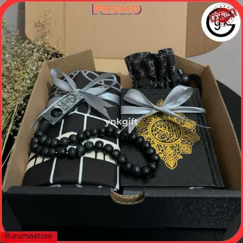 Ynk Gift Hampers Sajadah + Alquran Traveling | Kado Wisuda, Ulang Tahun Cewek & Cowok, Hadiah Islami