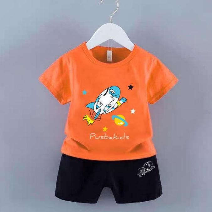 PUSBAKIDS/ SET COWOK/ SETELAN ANAK LAKI LAKI/ BAJU ANAK LAKI LAKI MOTIF LUCU/ 0-7 TAHUN