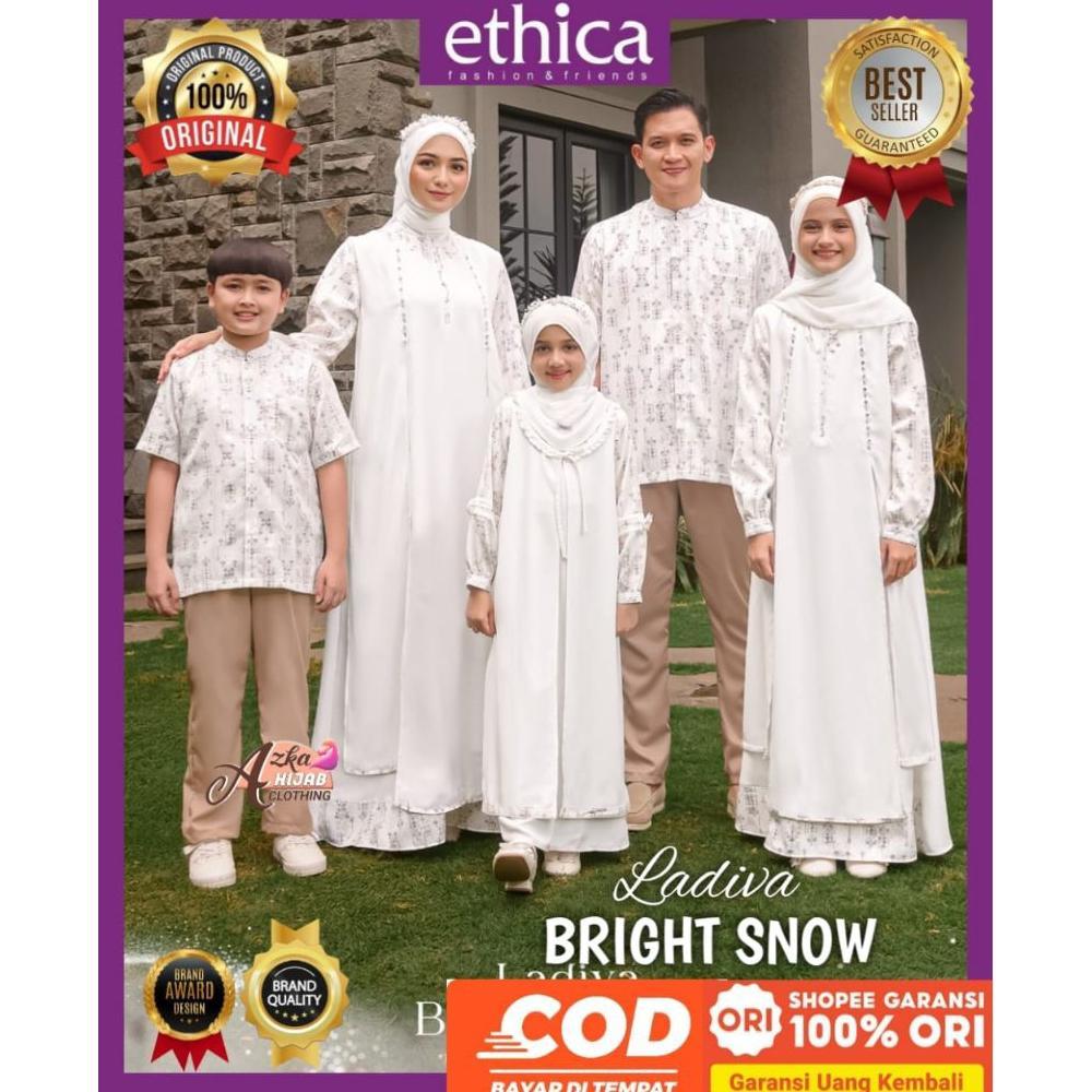 New Arrival Ethica Sarimbit 2026 Ladiva Bright Snow Sarimbit Ethica 2026 - Sarimbit Keluarga 2026 - 