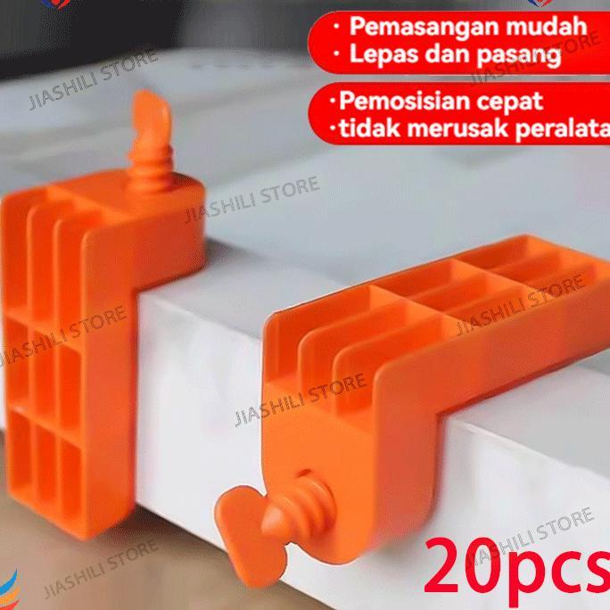 Jiashili Siku Sudut Tile Leveling/Meratakan Sudut Keramik Dinding 20Pcs