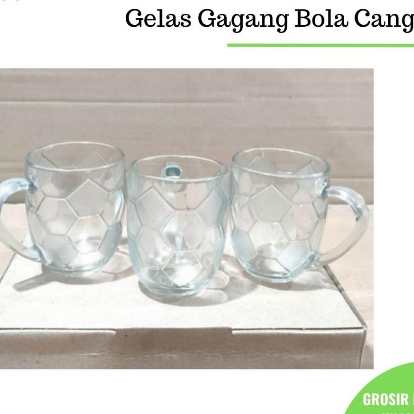 Gelas Cangkir Kaca Motif Segi Lima Kopi Gelas Kopi Ulir Kaca Bening