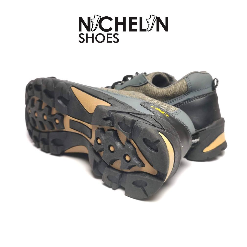 TERBARU SEPATU HIKING PRIA SEPATU TOURING SEPATU OUTDOR KERJA LAPANGAN SEPATU OLAHRAGA NICHELIN