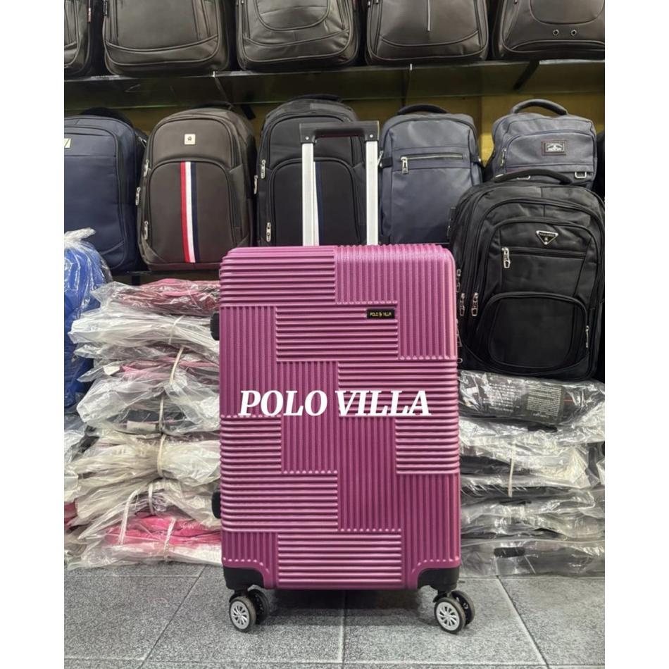 Koper Fiber Polo Villa Ukuran  24 Inch Anti Pecah Tahan Air Roda Mutar 360