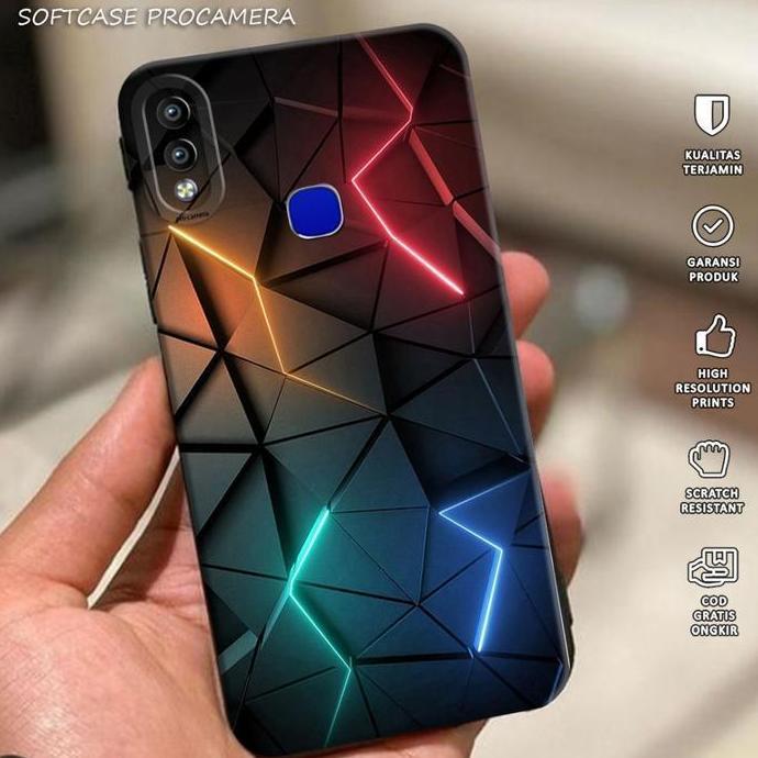 Case hp For VIVO V9 / 1727 Fashion Casing Softcase Terbaru 2025 - DK40 - Macaron Protect Camera Kesi