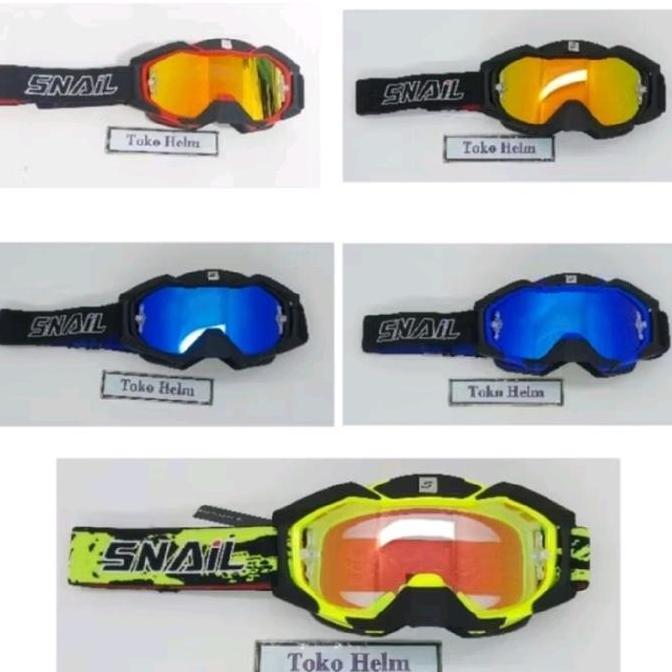 TERLARIS KACAMATA HELM CROSS/TRAIL GOGGLE SNAIL
