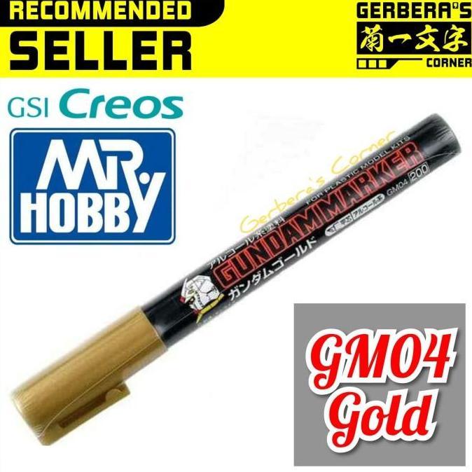 Carta- Gundam Marker Gold Gm04 - Marker Gundam Mr Hobby Creos