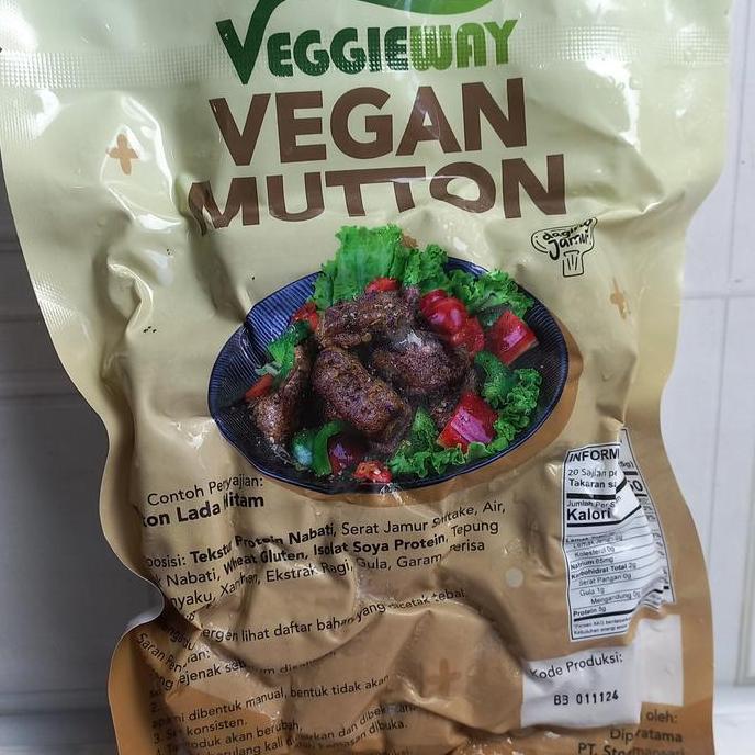 Verdure- Veggie Mutton Vegan Mutton Daging Vegan Vegetarian Veggiey