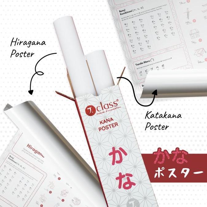 Carta- Kana Poster | Hiragana Dan Katakana