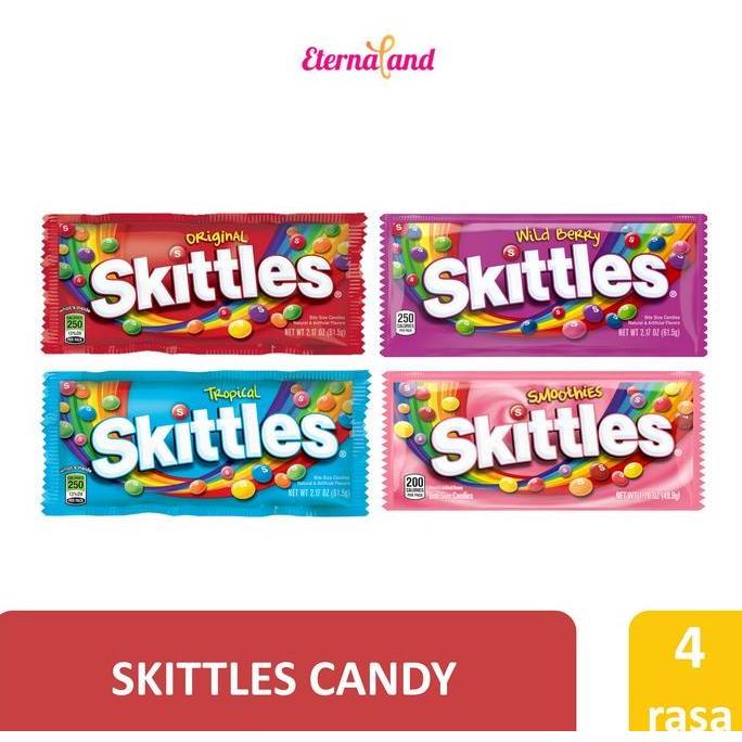 Barudatanglagi- Skittles Candies - Permen Skittles Aneka Rasa