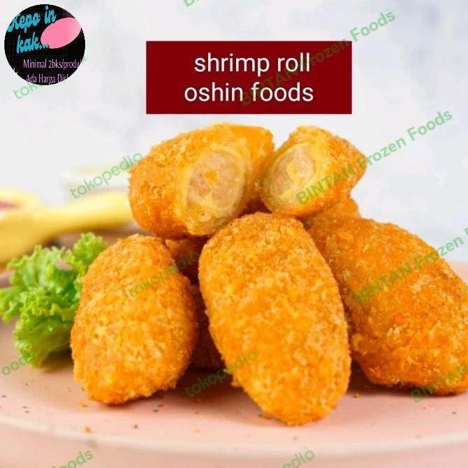 Barudatanglagi- Oshin Shrimp Roll Isi 1 Pcs | Telah Sertifikat Bpom Dan Mui | Bento Halal Frozen Foo
