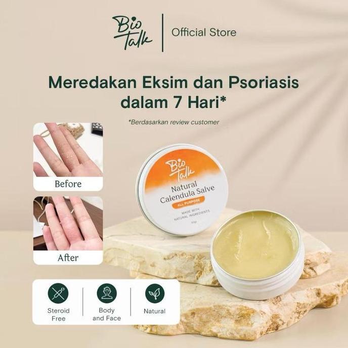 Hsadh- Biotalk Bpom Calendula Healing Salve Eczema And Dry Skin Krim Luka