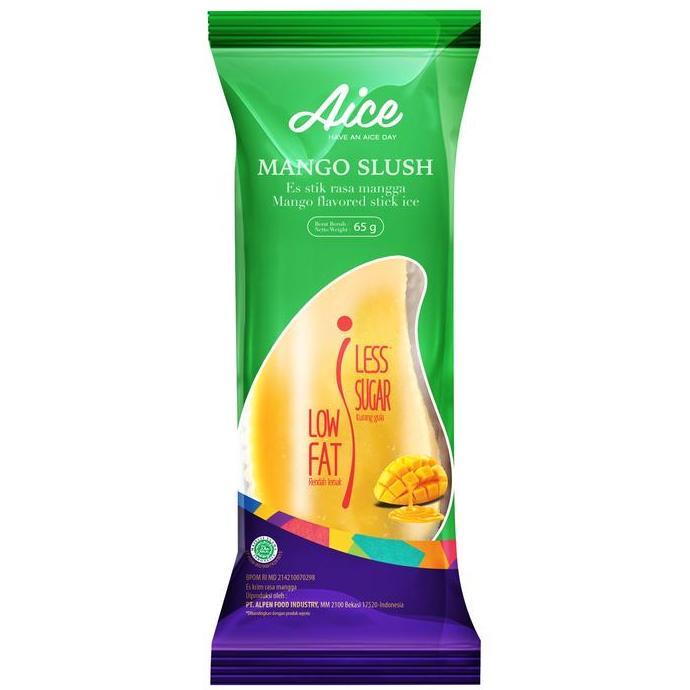 Barudatanglagi- Paket Aice Ice Cream Mango Less Sugar Es Krim (Isi 15 Pcs)