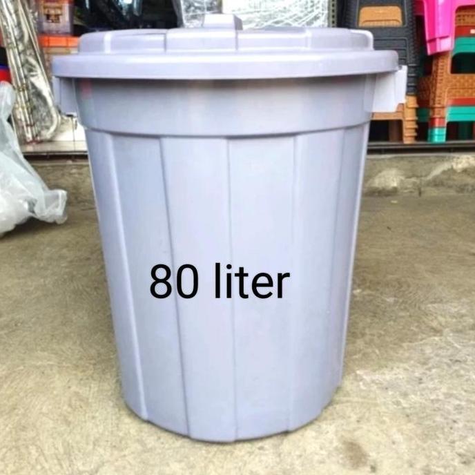 Ember Plastik Jumbo 80 liter ABU/Ember Tutup Abu 80 liter/Tong Air 80L