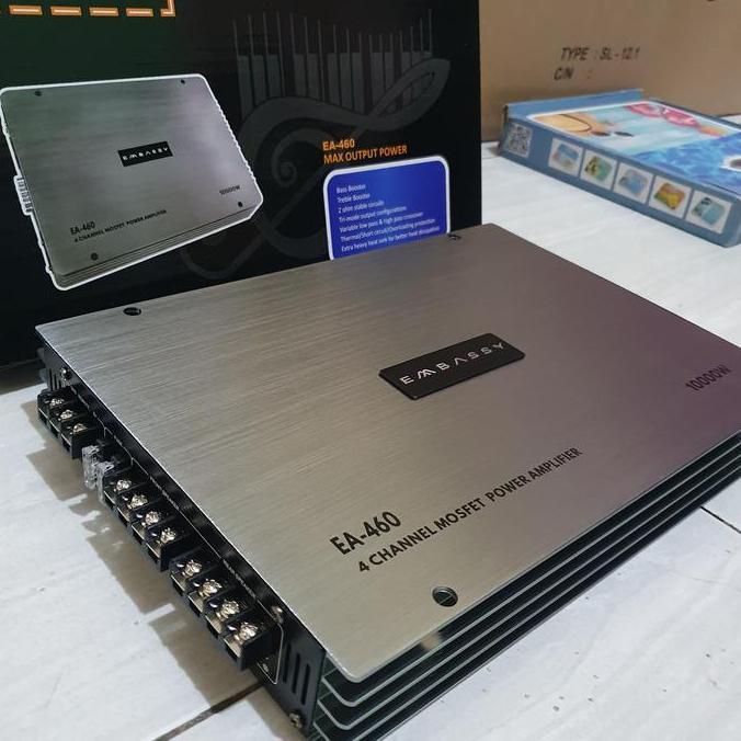 Promo Power Amplifier Embassy Ea-460 4 Channel 10000 Watt Cod