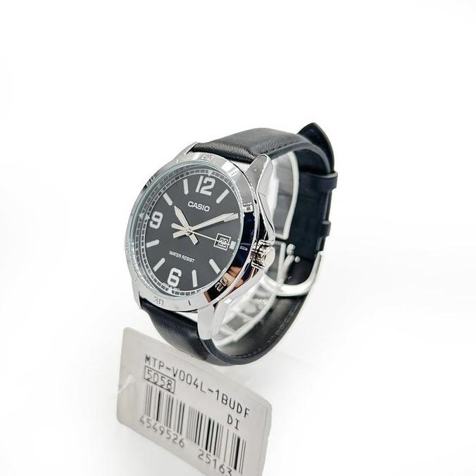 JAM TANGAN PRIA CASIO ORIGINAL ANALOG MTP-V004L-1B BERGARANSI+GELANG
