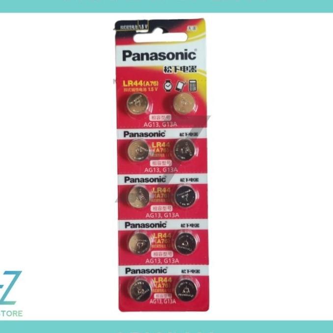 Baterai Panasonic Lr44 Original Batrai Lr 44 A76 Ag13 Lr1154