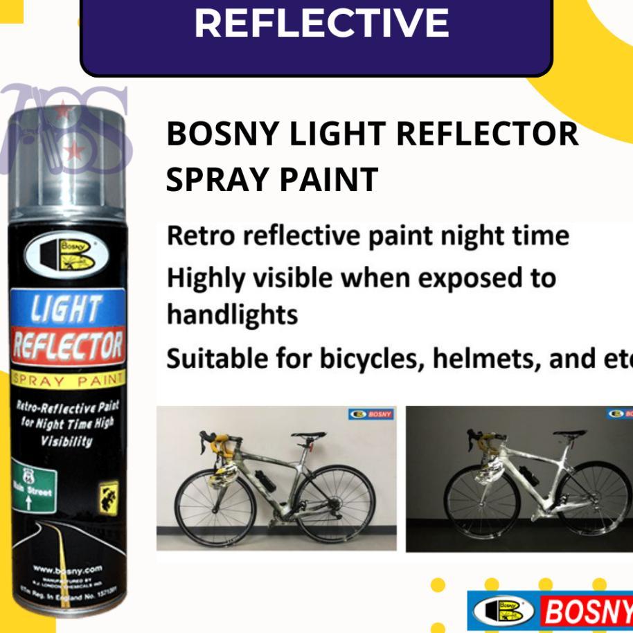 Light Reflector Spray Paint Bosny / Cat Semprot Reflektif