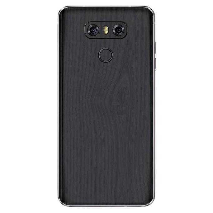 9Skin - Premium Skin Protector u/ Case LG G6 - 3M Black Wood