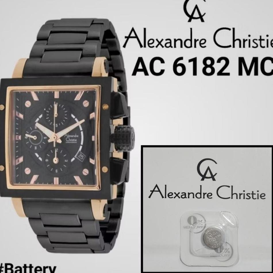 Baterai Jam Tangan Alexandre Christie Ac 6182 Mc /Ac6182