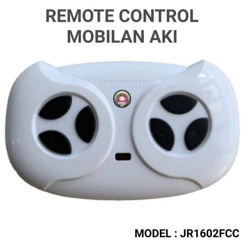REMOT MOBILAN AKI JR1602FCC 2.4G BLUETOOTH REMOTE CONTROL PUTIH 6V / 12V TRANSMITTER MOBILAN ANAK 2.