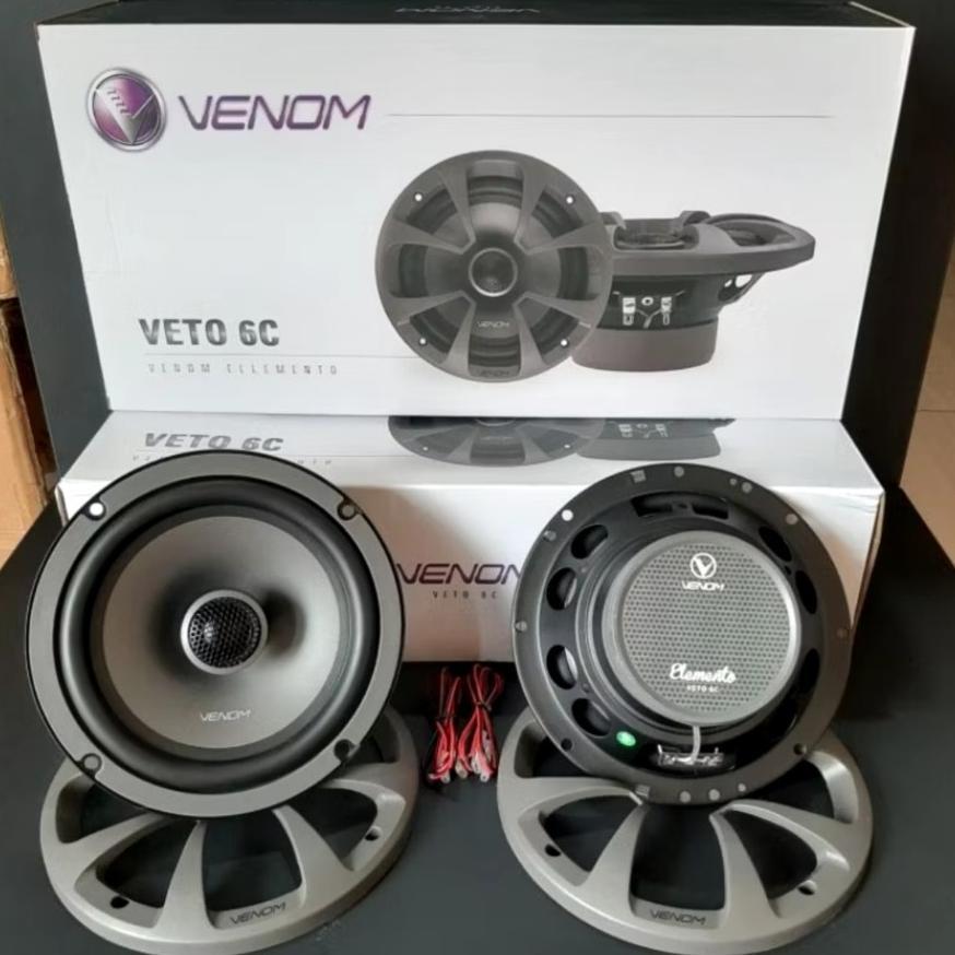 Speaker Coaxial Venom Elemento Veto 6C / Speaker Mobil Venom 6 Inch