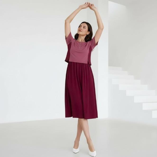 Keepgoing- Forever Sweet Dress Midi Aquila Dress Nita Baju Casual Santai Cantik Nyaman