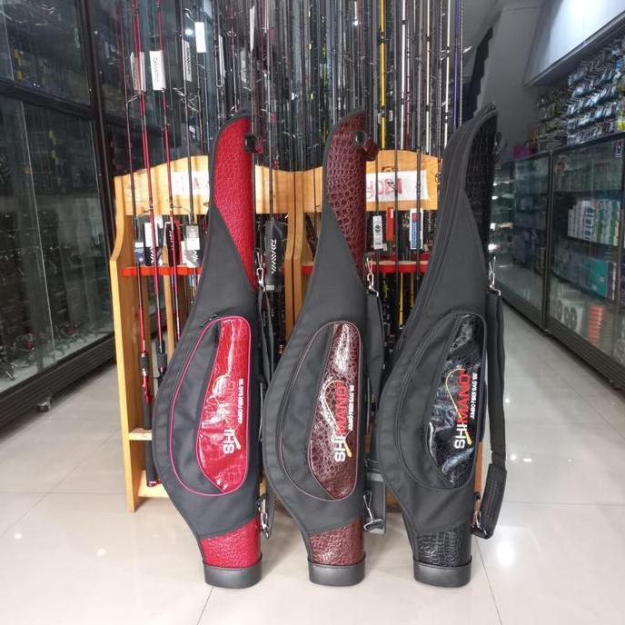 liningcrow - Tas Joran Hardcase Shimano Jumbo Panjang 100cm/120 Cm - Tas Joran Diskon