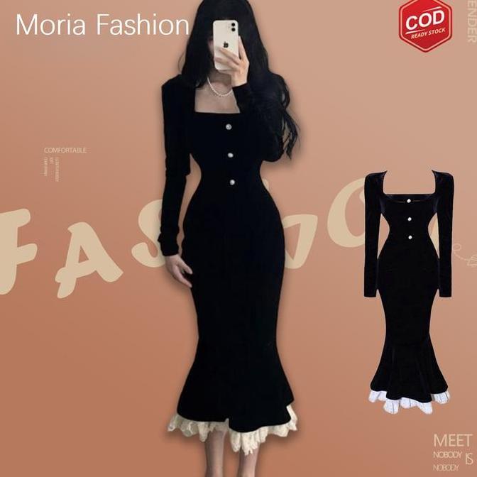 Keepgoing- Ma Qz064 Long Sexy Dress Sleeveless Gaun Sexy Panjang Tanpa Lengan Dress Rajut , Gamis Ra