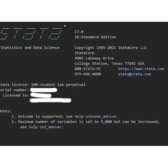 Stata 17 SE WINDOWS ORIGINAL PERPETUAL / LIFETIME LICENSE TERLARIS|BEST QUALITY|BEST SELLER