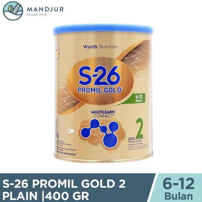 S-26 Promil Gold 2 400 gr - Susu Formula Bayi Lanjutan