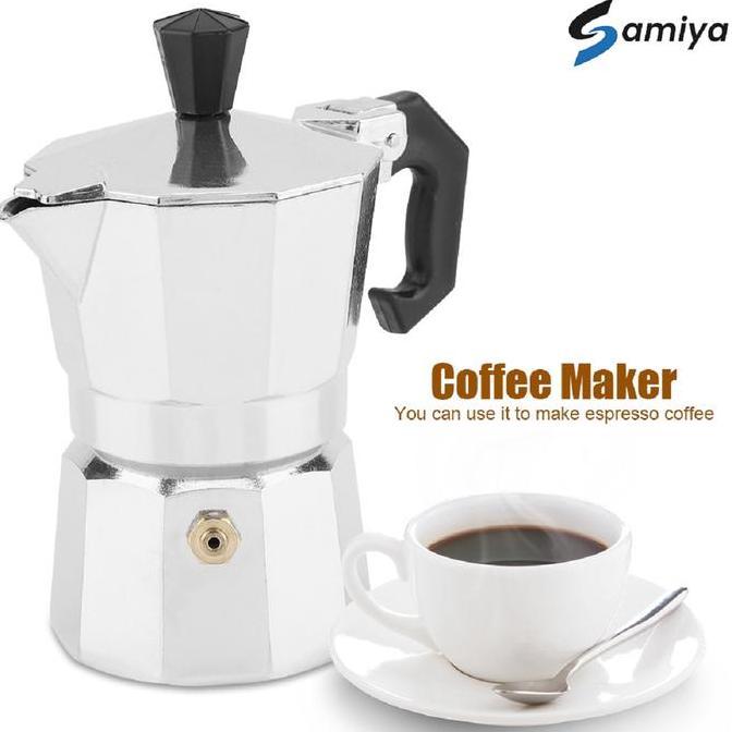 Moka pot coffee maker 6cup / moka pot maker 6 cup / coffee pot / kopi maker