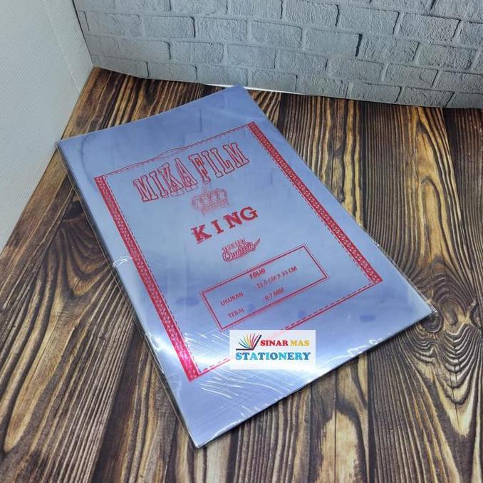 Papier- Plastik Jilid Mika Film 0.7 Mm Mica Warna Folio F4 King Aks Kristal