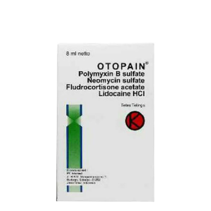 OTOPAIN EARDROP 1 BOTOL @ 8 ML
