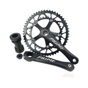 PRIME CRANKSET CRANK HT2 HOLLOWTECH 2 DOUBLE SPEED 53-39T BCD 130 BICYCLE EMPIRE RESTOCK