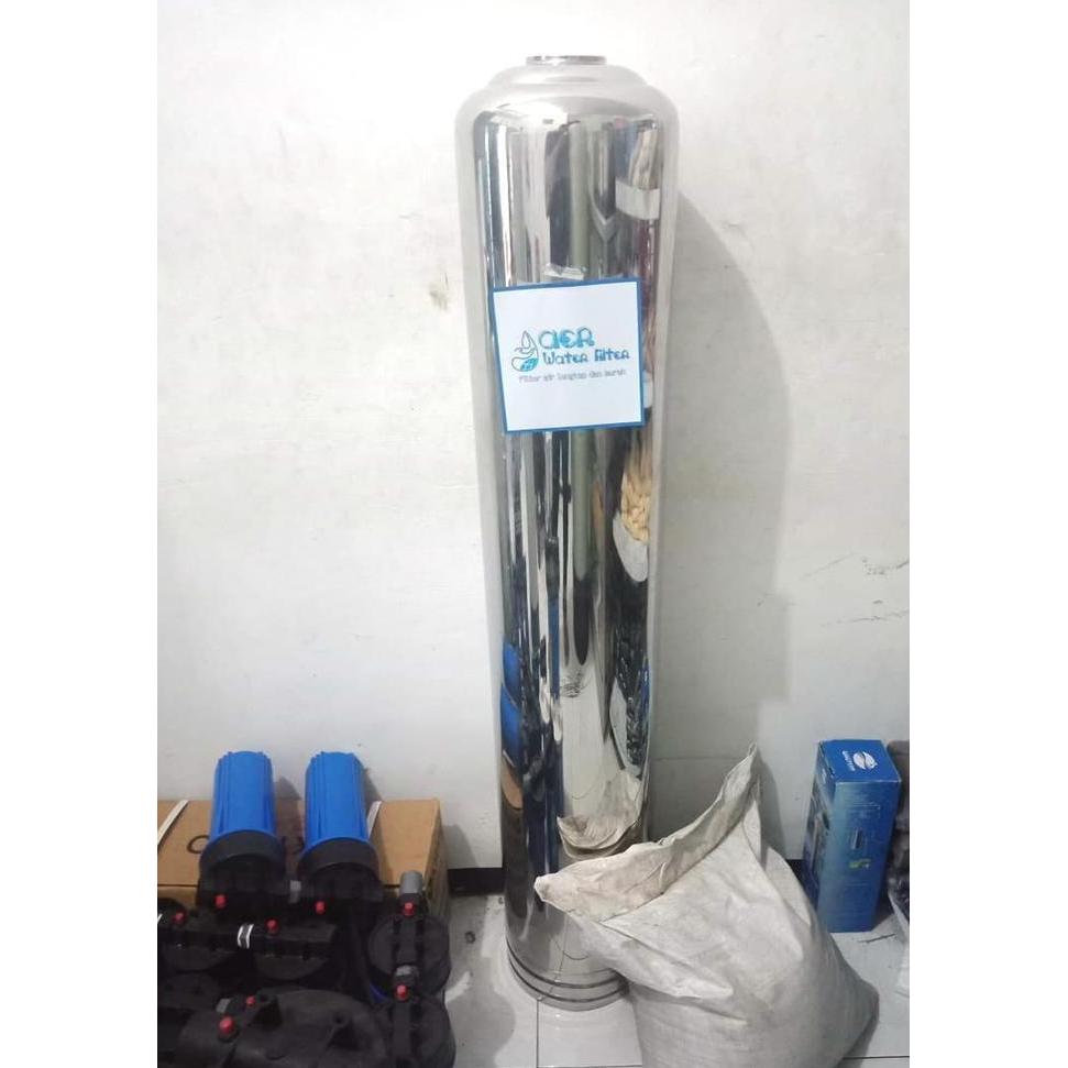 BEBAS ONGKIR - Filter Air Pam / Filter air PDAM tabung Stainless steel