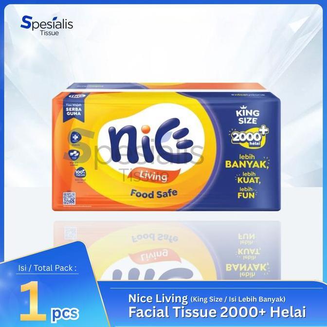 tissue nice facial 1000 gram 2 ply