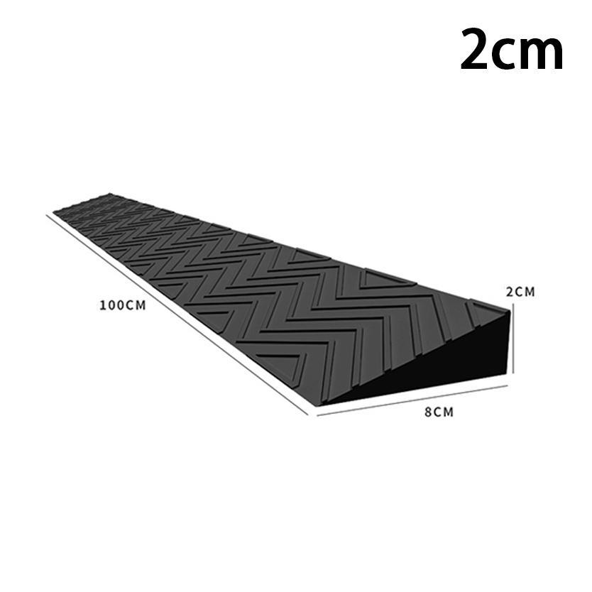 Papan Tanjakan Karet Sepeda Motor / Pijakan Motor Wheelchair Rubber Ramp Ramp Dari Curb Ramp / Tanja