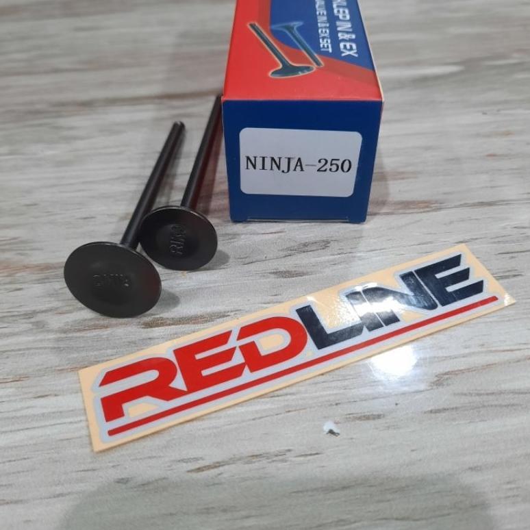 KLEP KELEP KAWASKI NINJA 250 DOBEL PISTON RIKO PART REDLINE SPAREPART