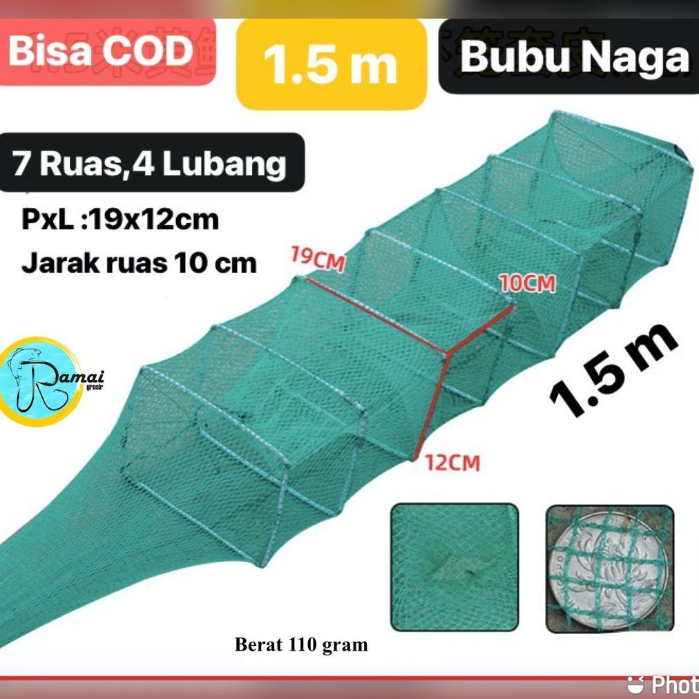 BUBU NAGA  1.5M DAN 2.5M  PERANGKAP IKAN UDANG LOBSTER BISA BAYAR DI TEMPAT