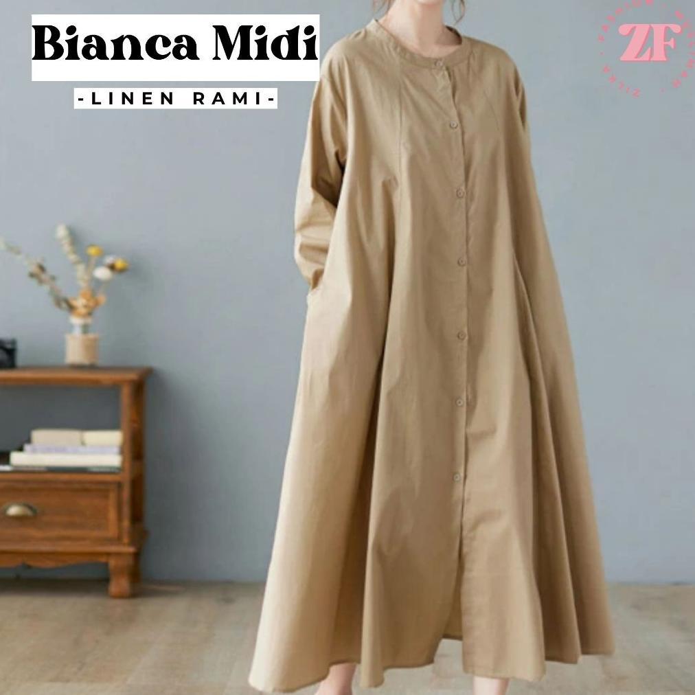 MURAH BIANCA BAJU ATASAN LONG TUNIK BUSUI WANITA TERBARU 2023 TUNIC MUSLIMAH REMAJA DEWASA KATUN LIN