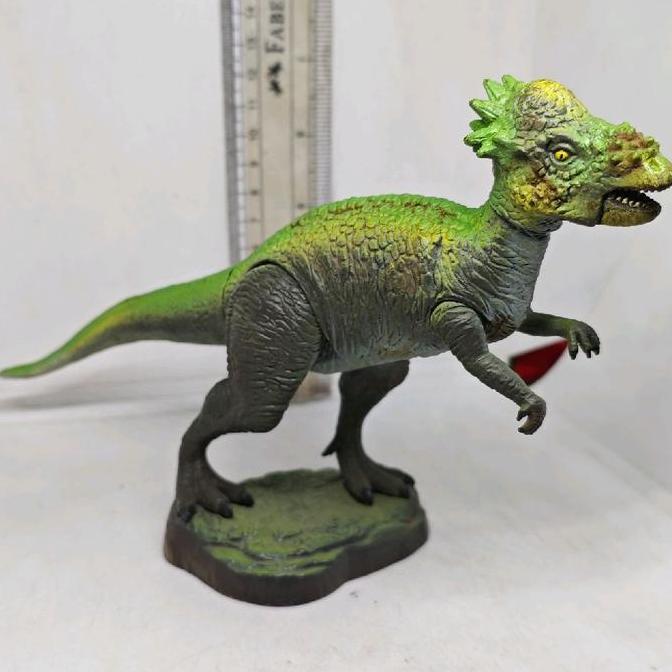 MAINAN DINOSAURUS 1:30 PACHYCEPHALOSAURUS GEOWORLD JURRASIC ACTION ORIGINAL KARET FIGUR FG75