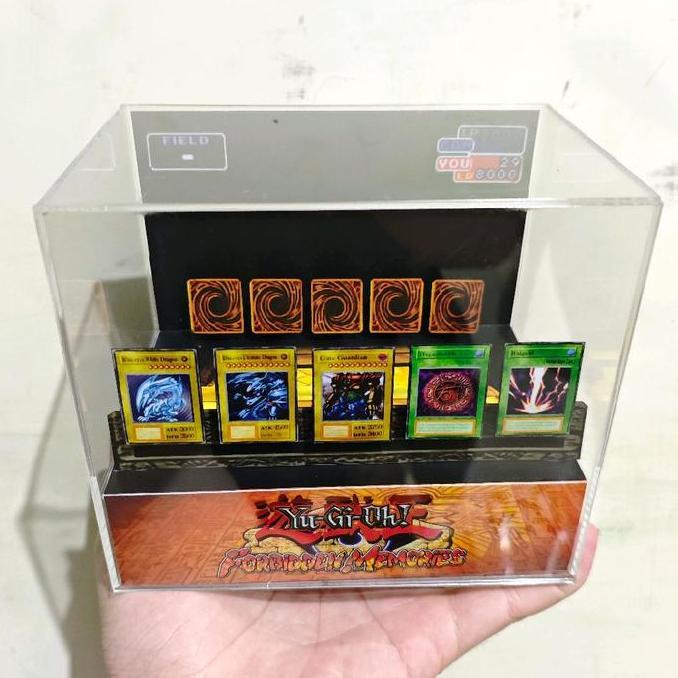 DIORAMA CUBE YUGIOH YU-GI-OH FORBIDDEN MEMORIES PAJANGAN DISPLAY MEJA UNIK FG75